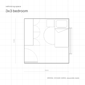 rethinking space : 3x3 bedroom - includes interactive layout tool